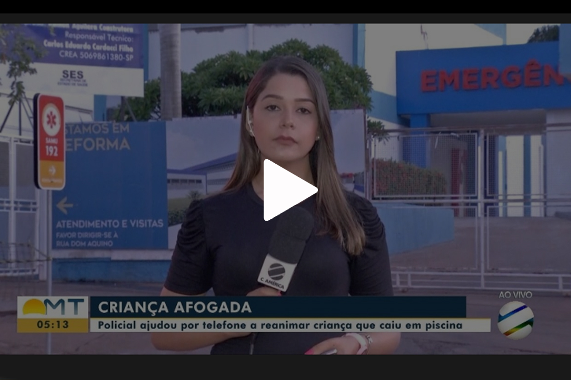 Policial ajudou por telefone a reanimar criança que caiu em piscina