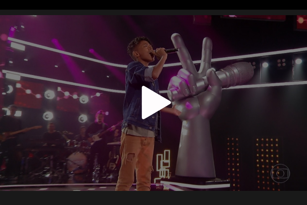 #TheVoiceKids Kauê Penna canta “Run To You” emociona Jurados e a platéia