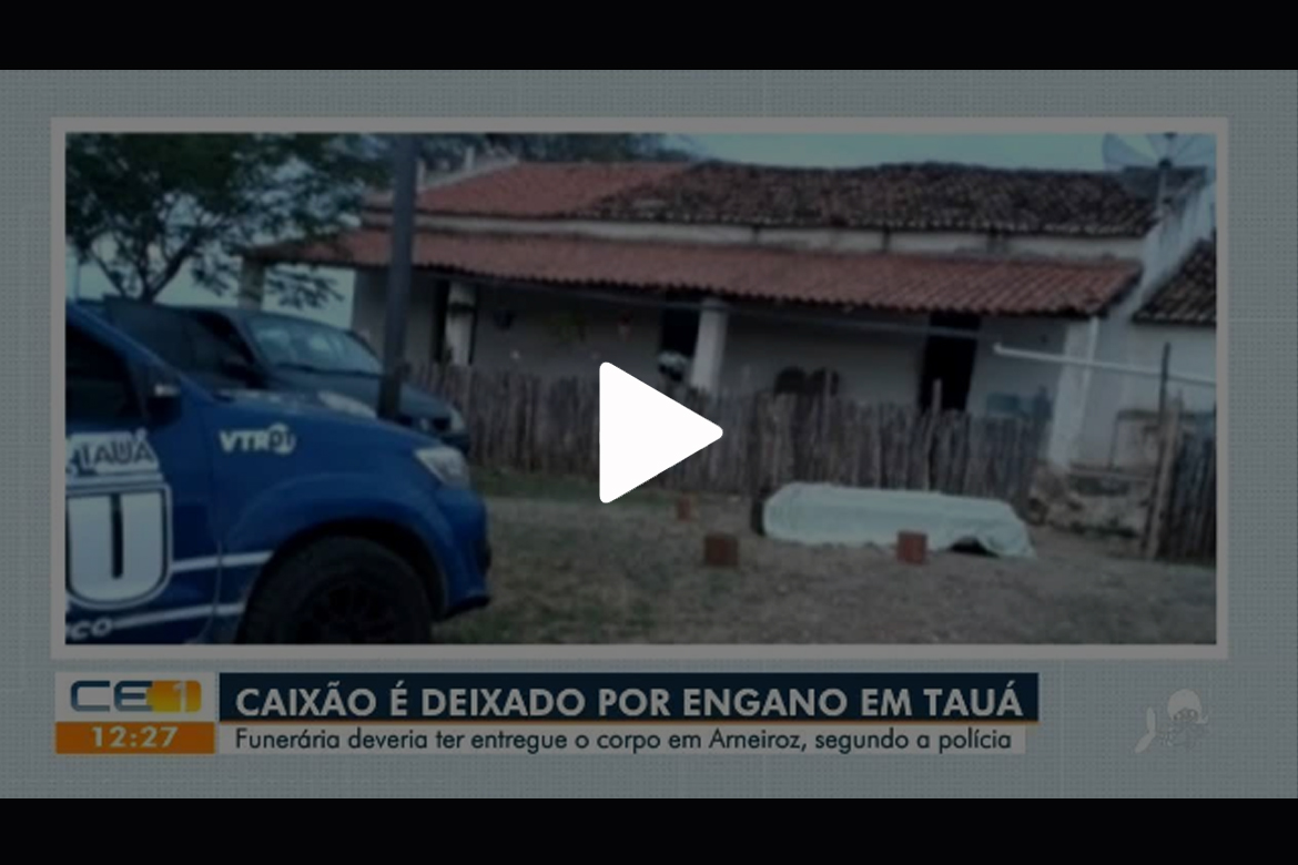 Funerária se engana e deixa caixão com corpo na porta de residência errada no Ceará