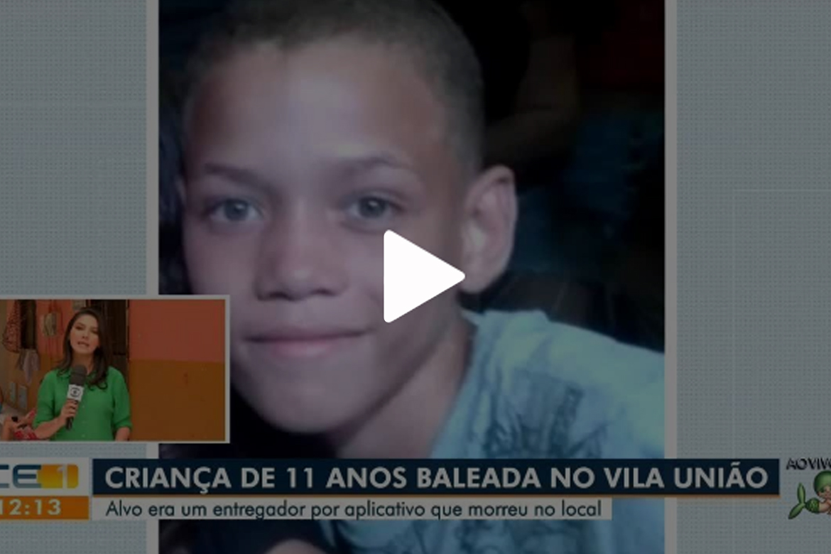 Família autoriza doação de órgãos de menino de 11 anos morto por bala perdida
