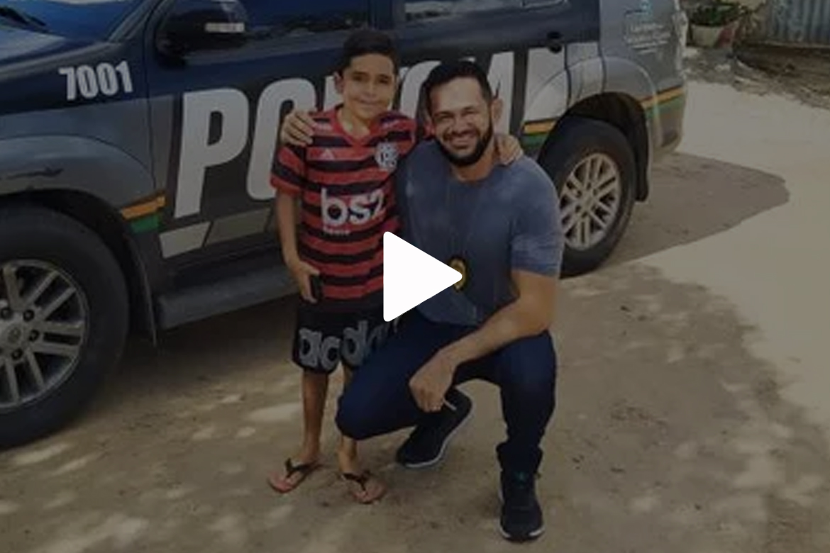 Criança escreve carta em agradecimento a policial que ajudou a encontrar celular furtado em Crateús