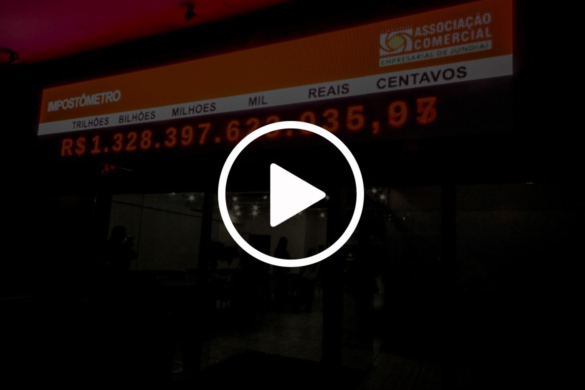 Você sabe quanto que paga em impostos quando vai as compras?   Veja o vídeo;