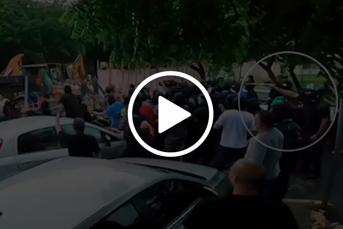Vídeos flagram três homens com armas de fogo no momento em que Cid Gomes é baleado em Sobral