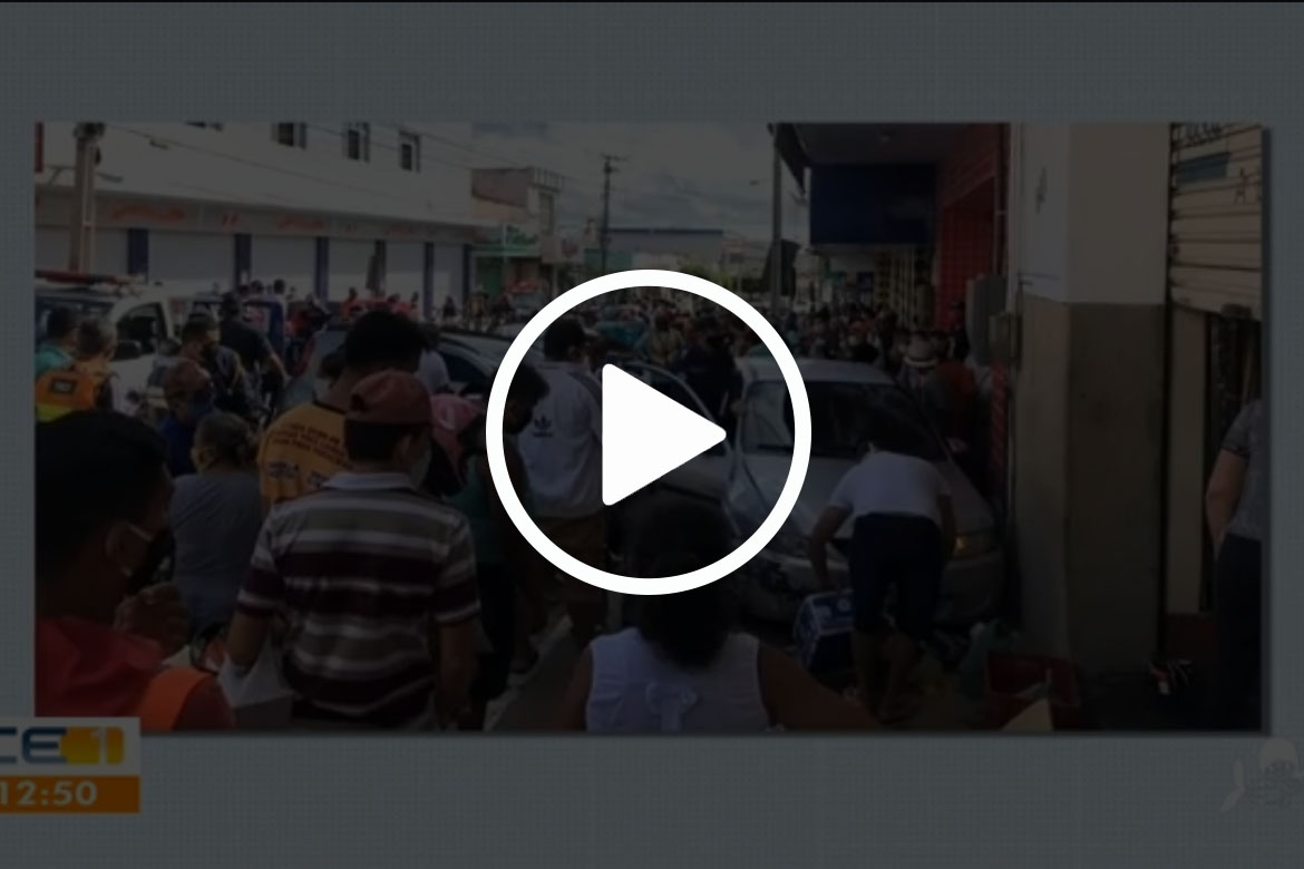 Motorista atropela guardas municipais e idosos em Crateús