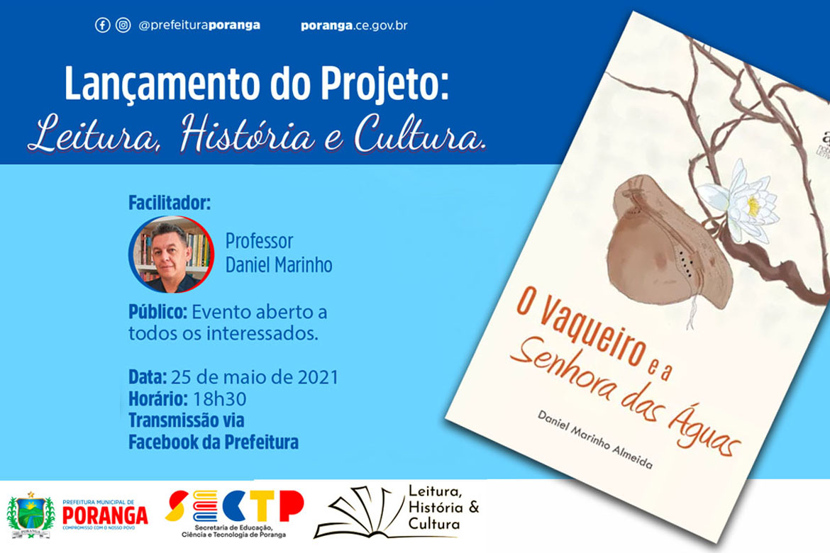 Vereadora Tatielle Carreiro apoia projeto de incentivo a leitura, história e cultura; desenvolvido pela Secretaria de Educação de Poranga