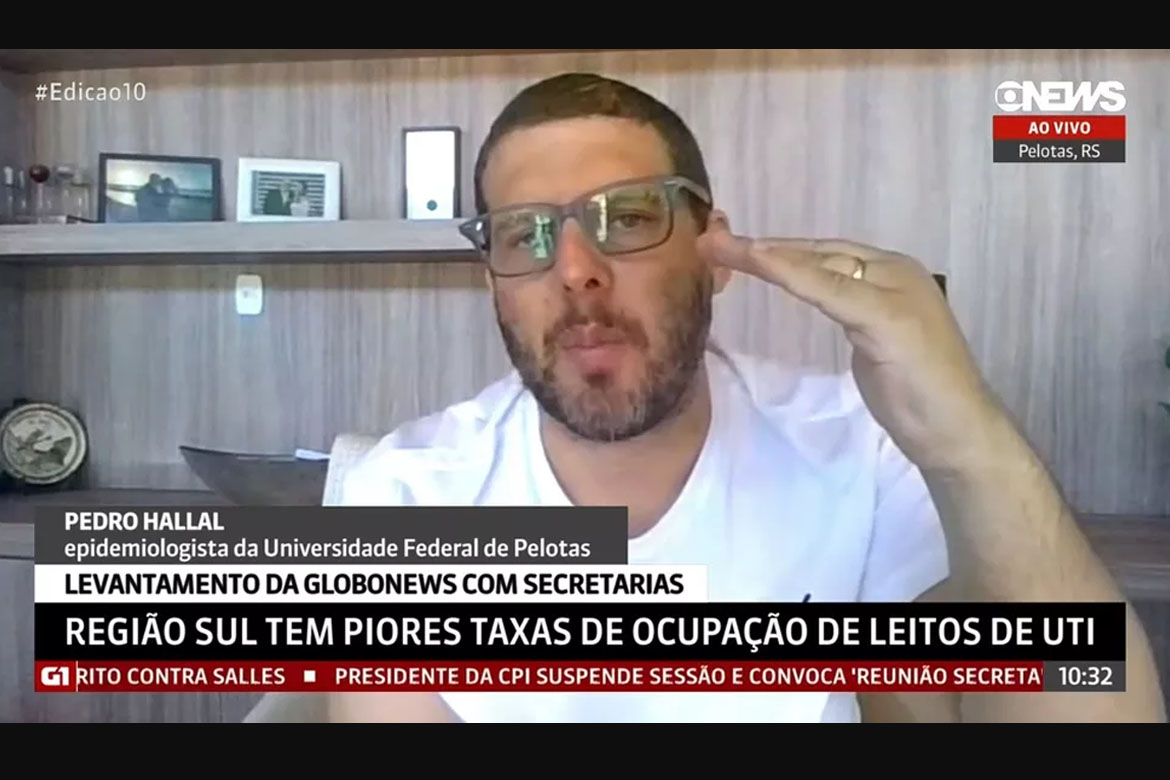 'Está vindo com um mês de antecedência', diz epidemiologista Pedro Hallal sobre 3ª onda da Covid no Brasil