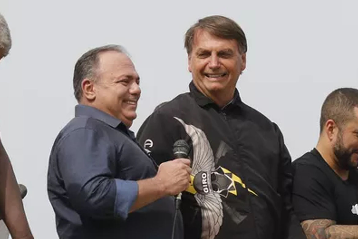 PAZUELLO VIOLA HIERARQUIA MILITAR EM ATO PRÓ-BOLSONARO