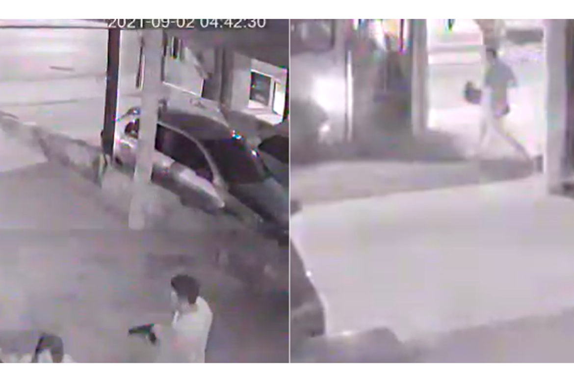 Vídeo mostra homem assaltando mulheres e fugindo em ônibus