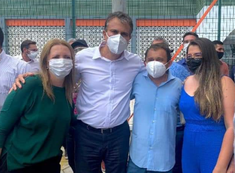 Vereadora Tatielle e Prefeito Carlos Antonio estiveram em Crateús na inauguração do Núcleo da Perícia Forense