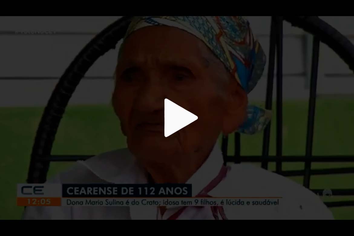 Conheça a cearense que comemorou 112 anos no Crato