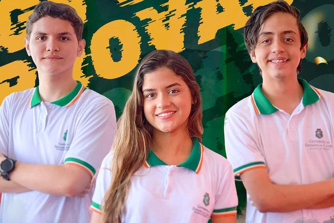 Talentos em Matemática: 3 alunos da rede pública do Ceará são escolhidos em projeto nacional