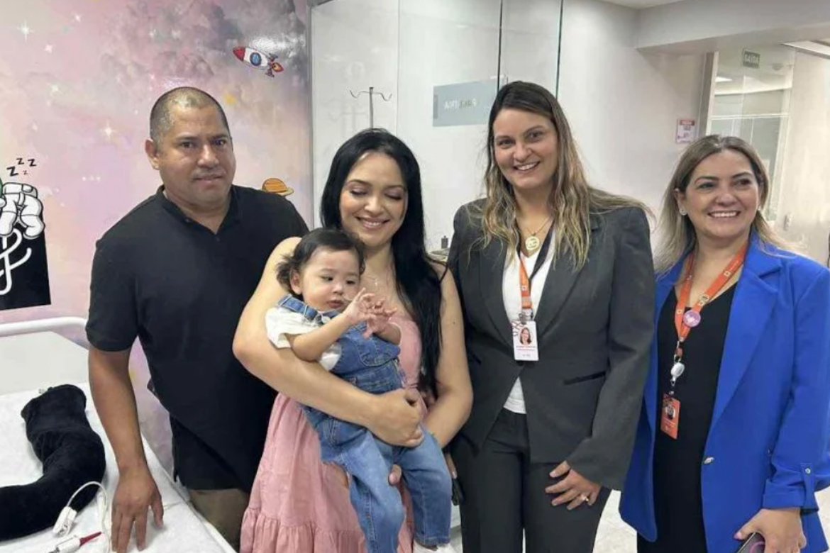Bebê da cidade de Crateús no Ceará recebe dose de remédio mais caro do mundo