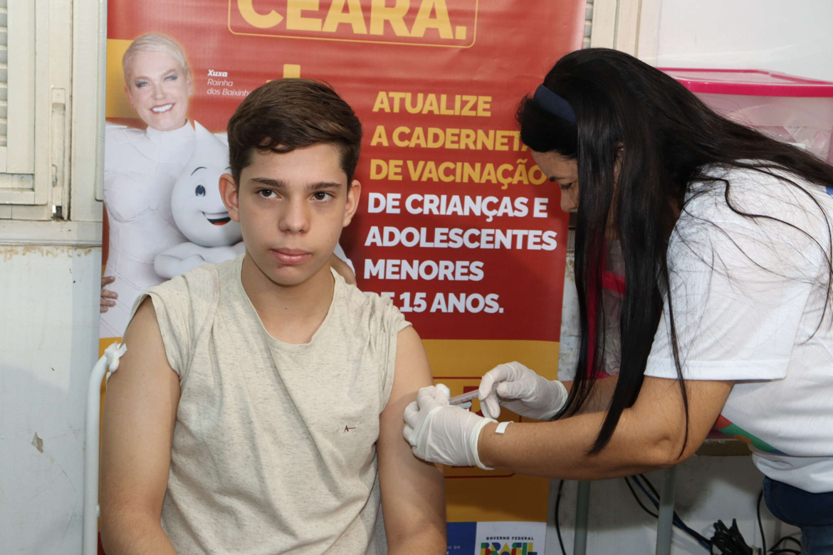 Com mais de mil salas simultâneas, Ceará realiza Dia D da Campanha Nacional de Multivacinação