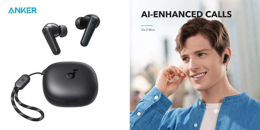 Fone de ouvido sem fio bluetooth resistente à água Anker-P20i True