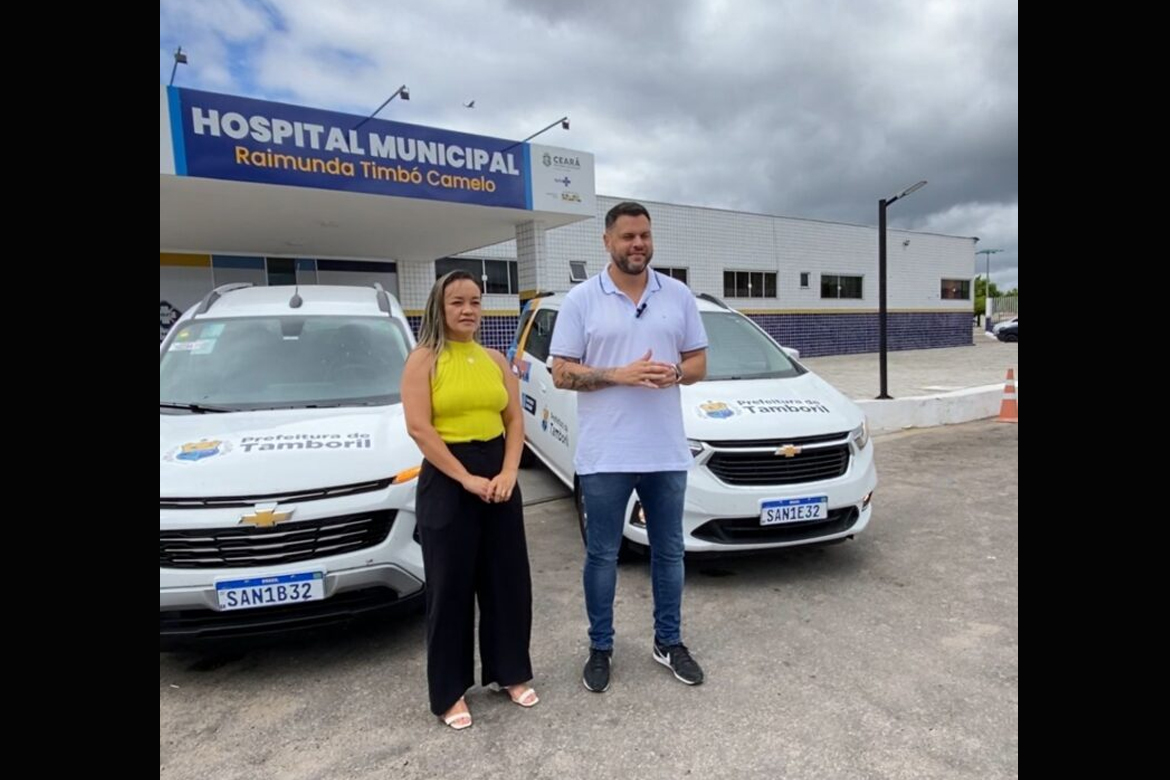 Prefeito Marcelo Mota reforça saúde de Tamboril com a entrega de dois novos veículos