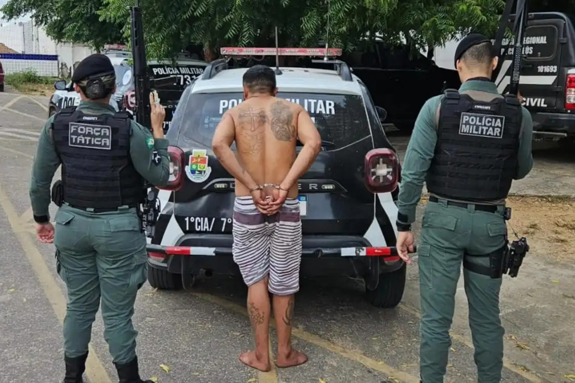 Polícia prende indivíduo com mandado de prisão em aberto em Ipaporanga