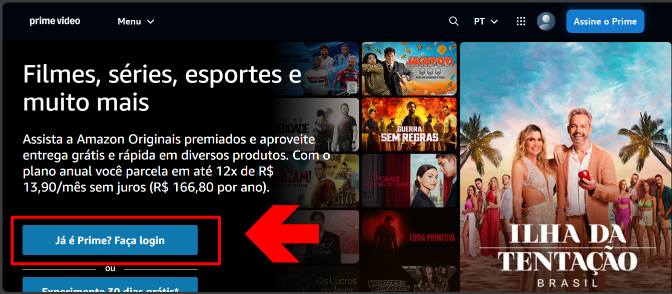 Como cancelar assinaturas de canais no Amazon Prime Video?