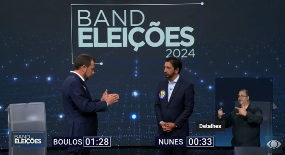 Falta de luz domina início do debate da Band entre candidatos à Prefeitura de São Paulo | Eleições 2024
