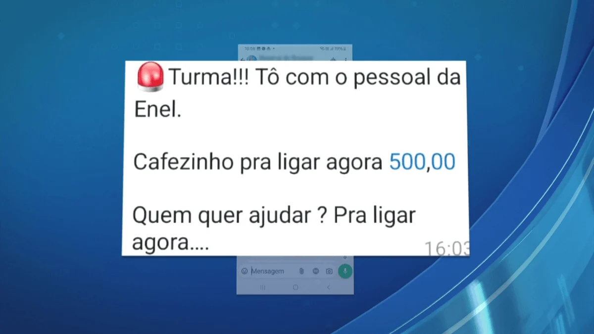 Funcionários da Enel cobram ‘caixinha’ para religar energia