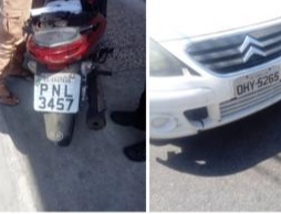 Colisão entre carro e motocicleta no centro de Crateús – Blog Tony Sales