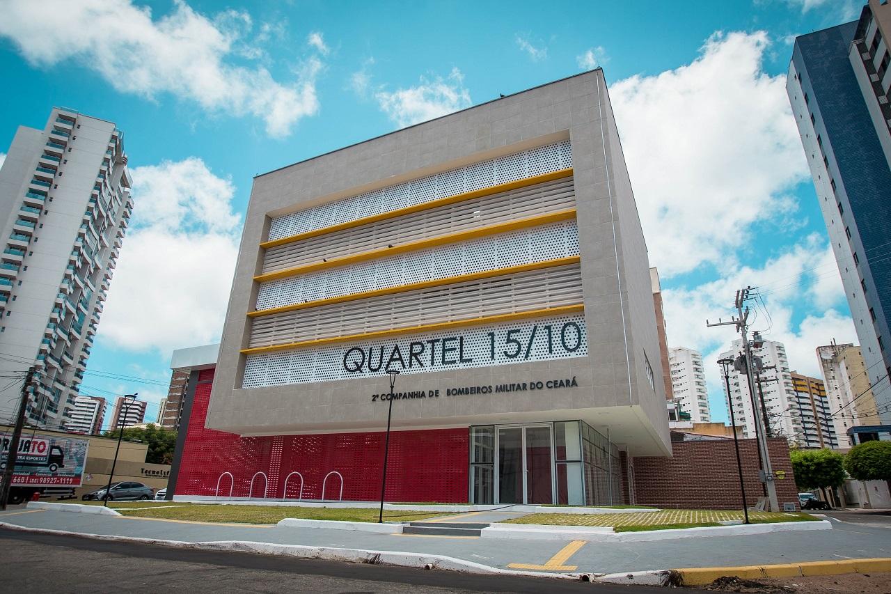 Novo quartel dos Bombeiros no terreno do Edifício Andrea deve ser inaugurado na sexta-feira (18) - Ceará