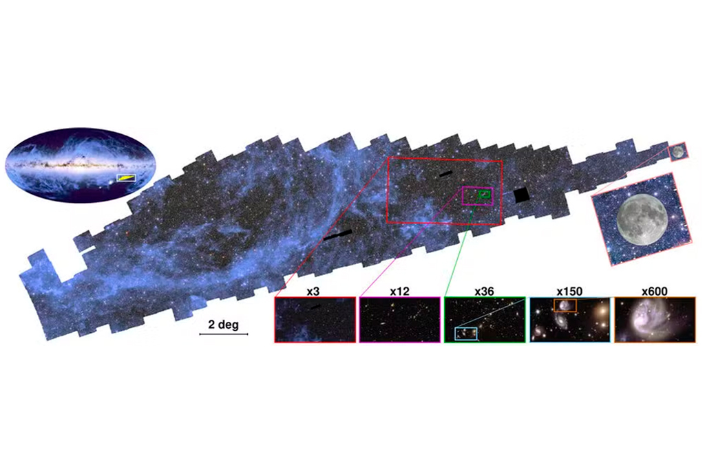 Primeiro pedaço do futuro “mapa do Universo” é revelado
