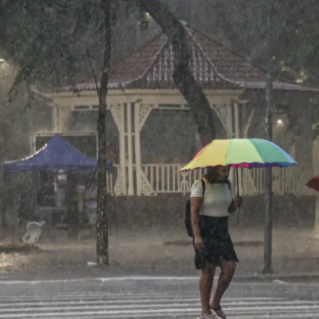 frente fria deve causar chuva no Centro-Sul nesta semana