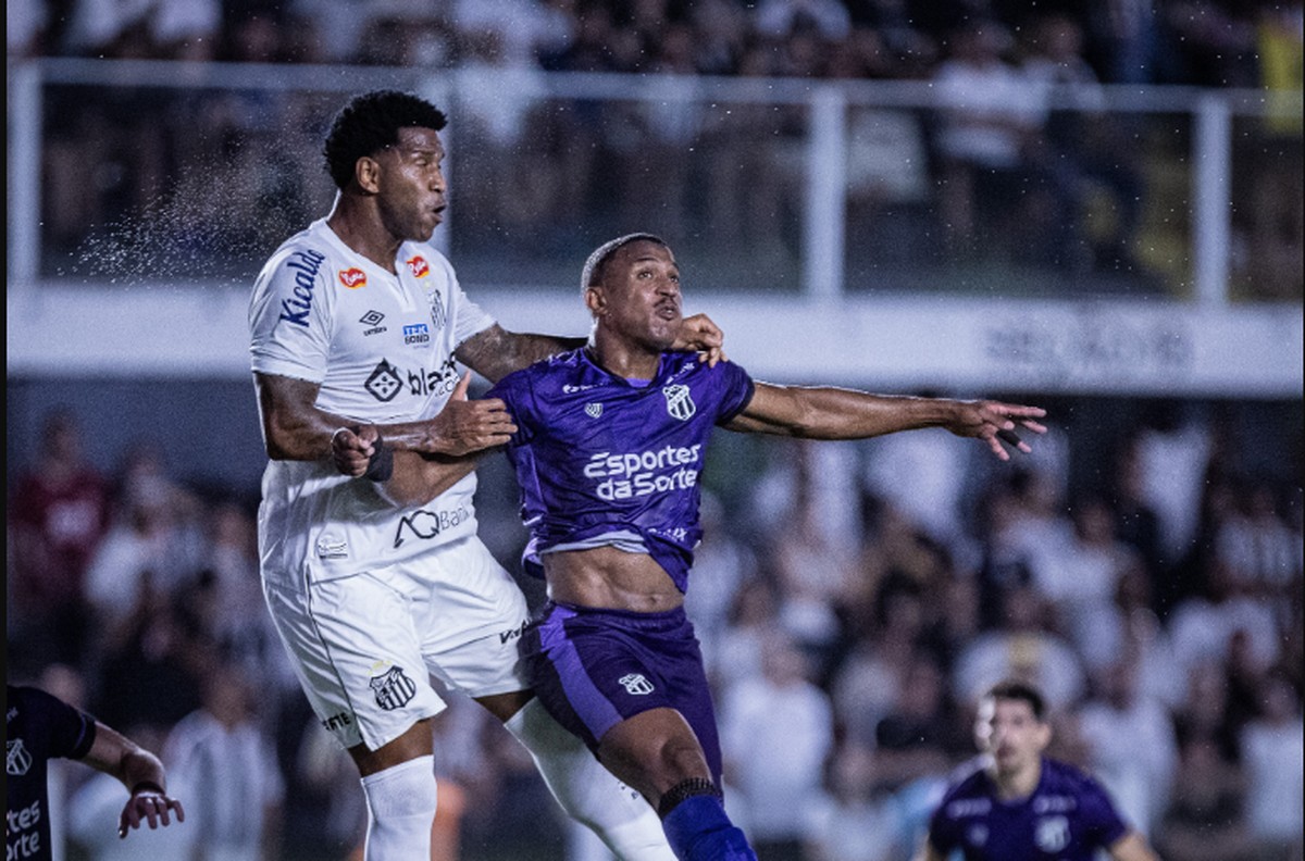 Santos vence o Ceará e abre sete pontos do quinto colocado na Série B | Esporte