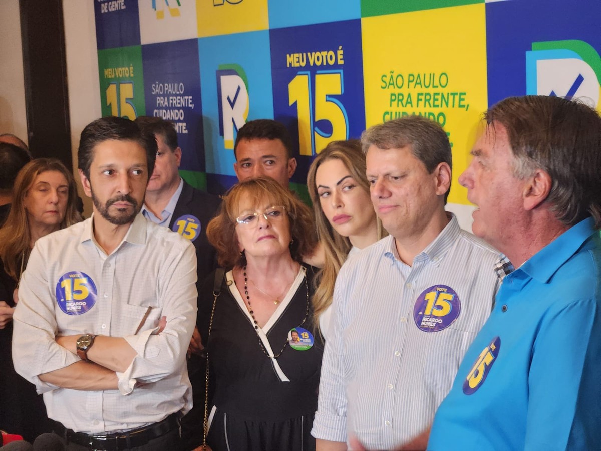 Em almoço com Bolsonaro, Nunes justifica ausência do ex-presidente na campanha: 'Em muitos momentos não podia estar aqui' | Eleições 2024