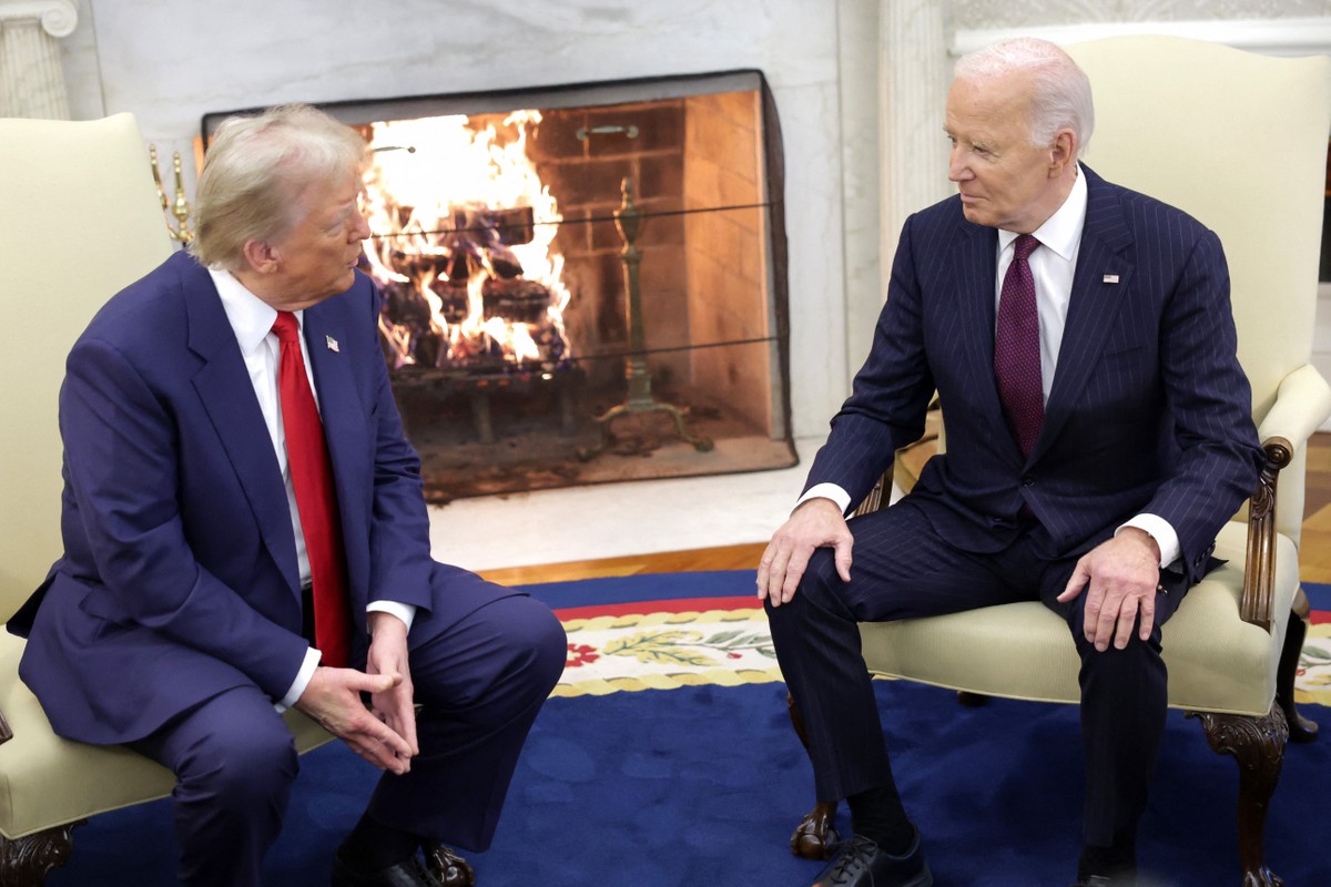 Trump diz a Biden que transição de governo será 'tranquila', em encontro em Washington (EUA) | Mundo