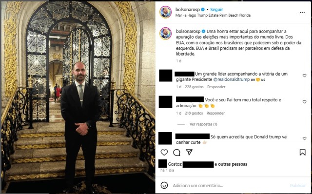 Ao lado de Donald Trump, bolsonaristas querem pressionar STF