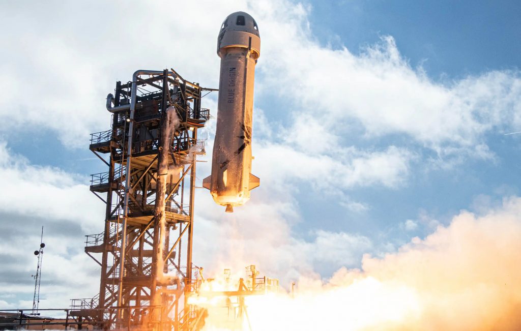 Blue Origin lança turistas ao espaço; Olhar Digital transmite ao vivo