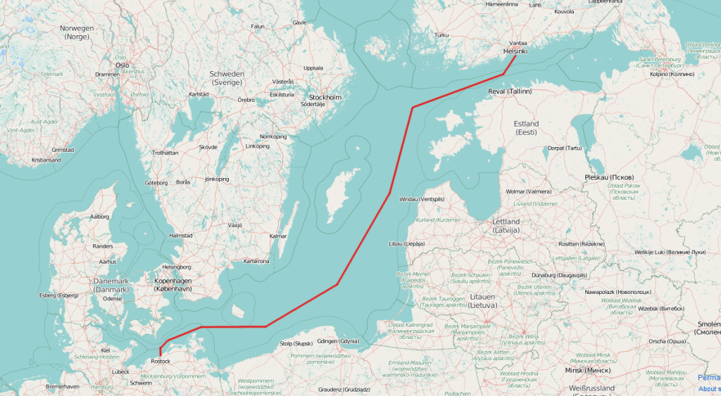 Cabo submarino que conecta Finlândia à Europa Central se rompe
