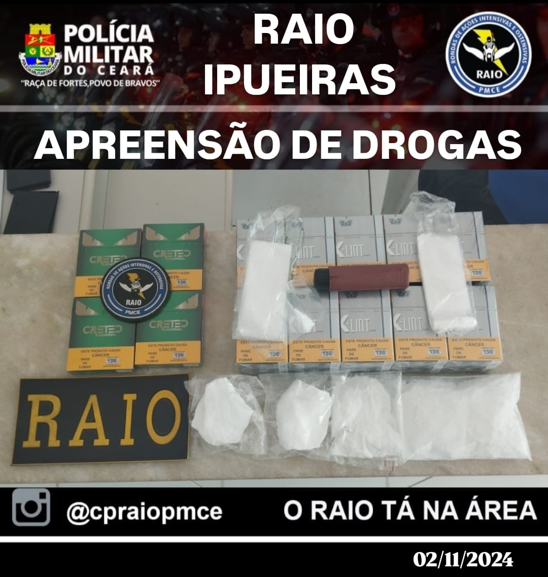 RAIO APREENDE DROGAS EM IPUEIRAS – Blog Tony Sales