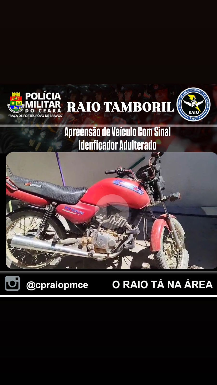 Raio apreende veículo com sinal identificador adulterado – Blog Tony Sales