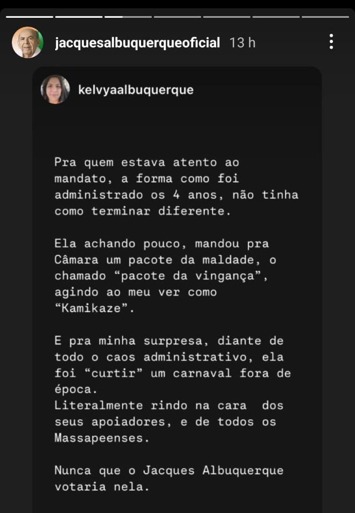 Perfil no Instagram de ex-prefeito do Ceará que já morreu é usado para ataques à atual prefeita - PontoPoder