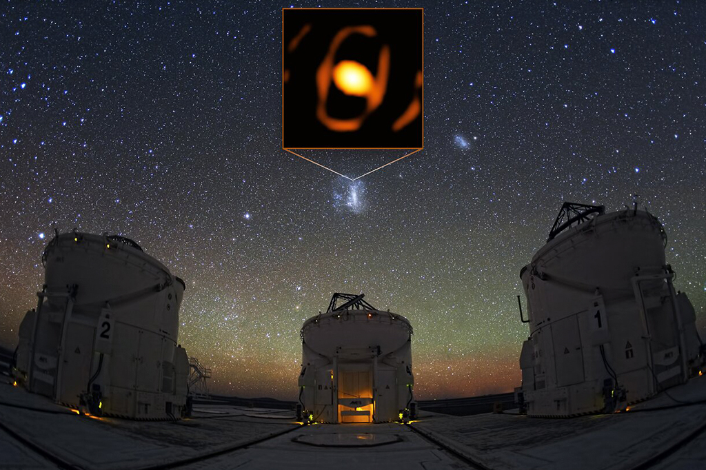 Telescópio captura primeira foto de estrela super...