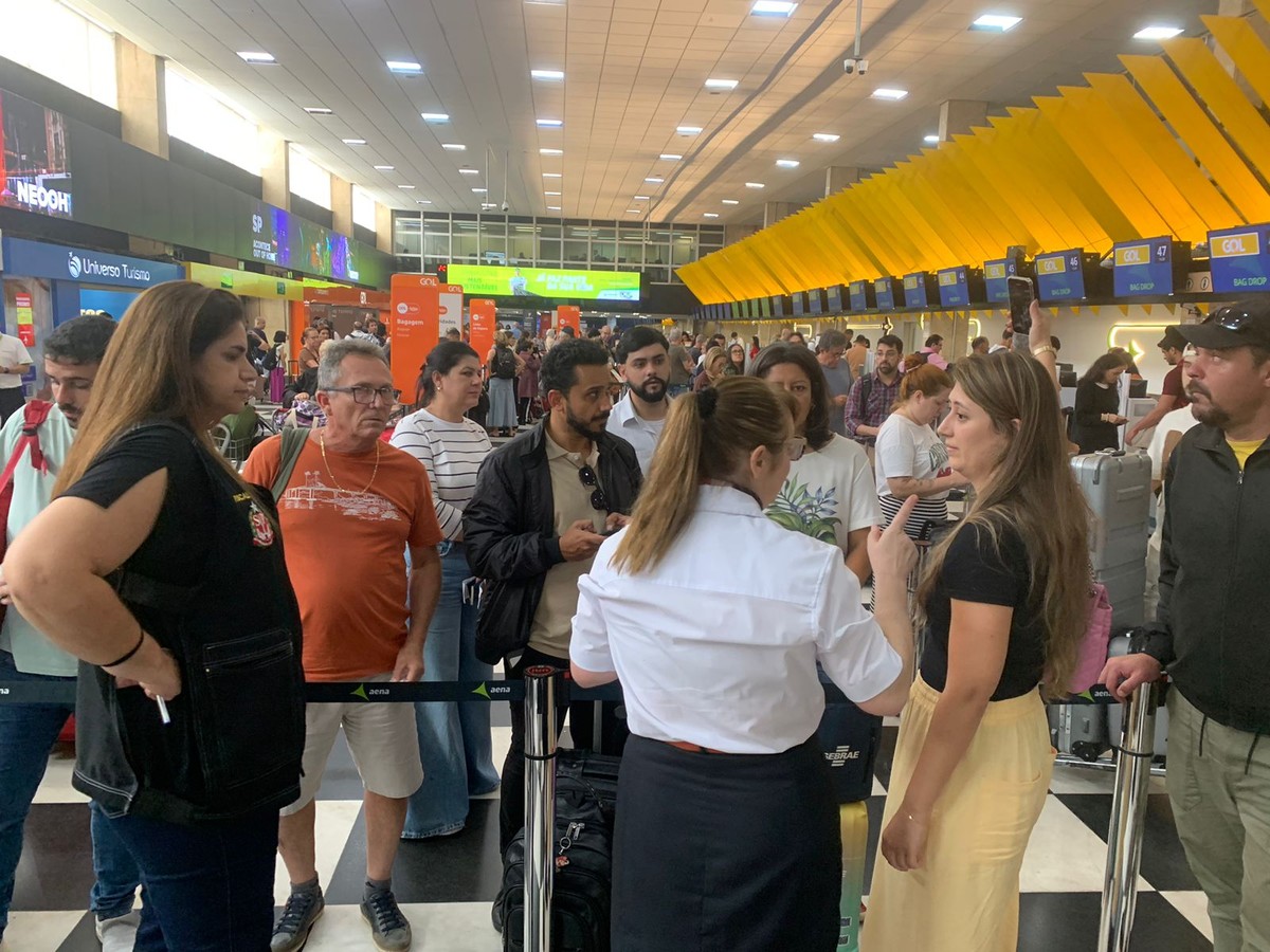 Total de 115 voos são cancelados no Aeroporto de Congonhas por causa de chuva em São Paulo | São Paulo