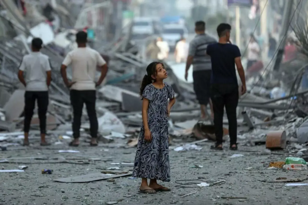 Apesar dos escombros, a poesia de Gaza