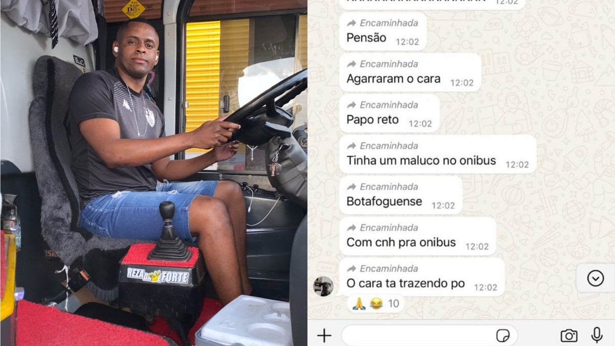 Torcedor do Botafogo assume direção do ônibus a caminho da Argentina após prisão de motorista na fronteira | Esporte