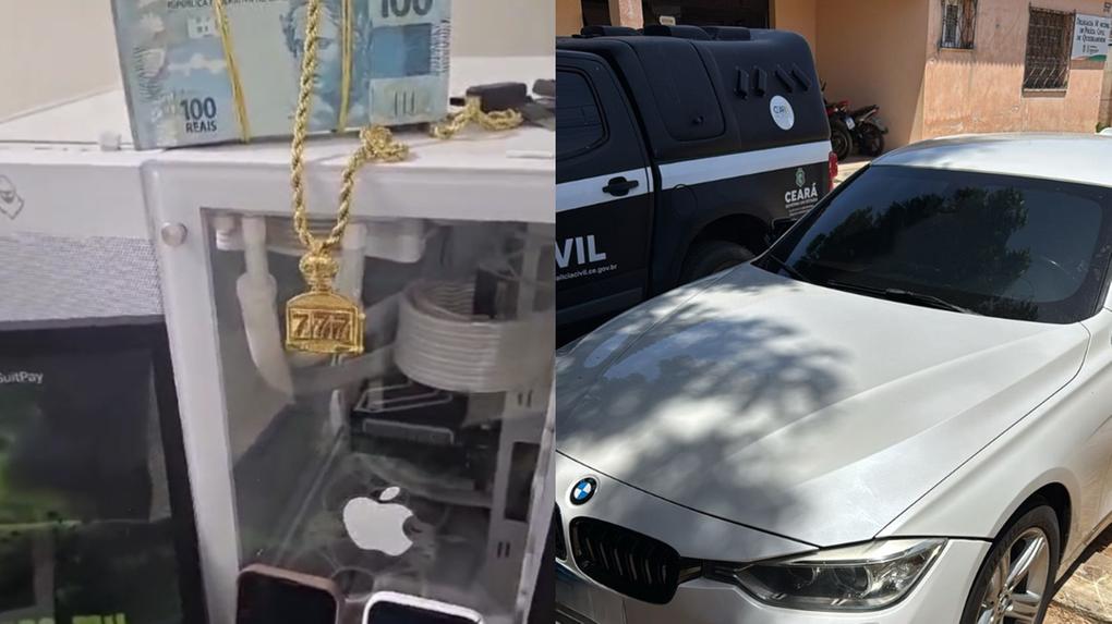 Influenciador do 'Jogo do Tigrinho' no Ceará tem R$ 190 mil bloqueados e carro de luxo apreendido - Segurança