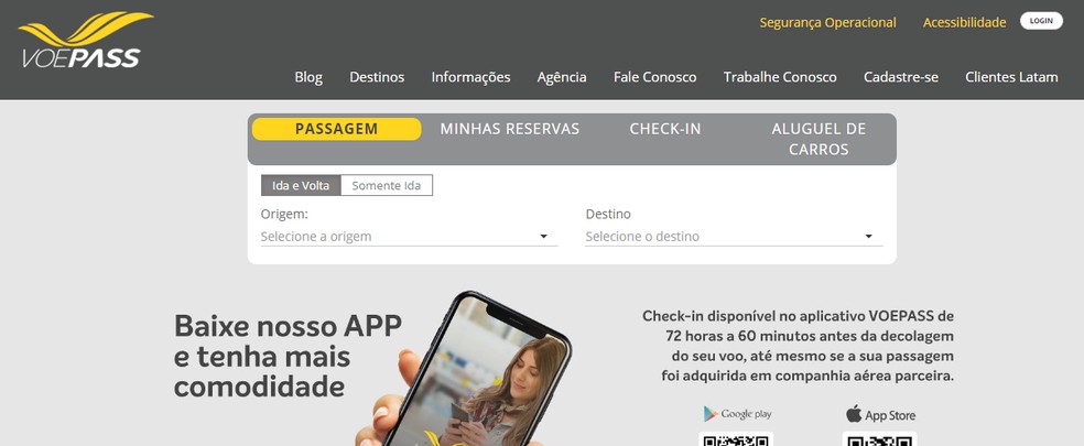 Voepass registra problema nas vendas de passagens nas suas plataformas | Empresas