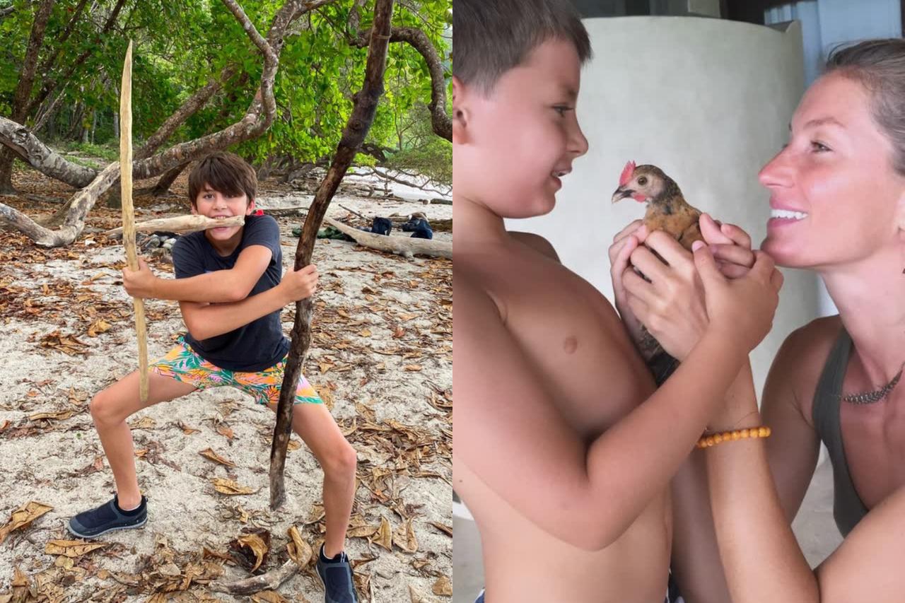 À espera do terceiro filho, Gisele Bündchen celebra aniversário de 15 anos do primogênito: 'Gigante' - Zoeira