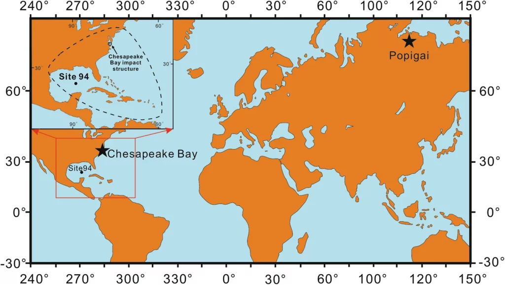 Asteroides formaram crateras gigantes sem afetar o clima da Terra