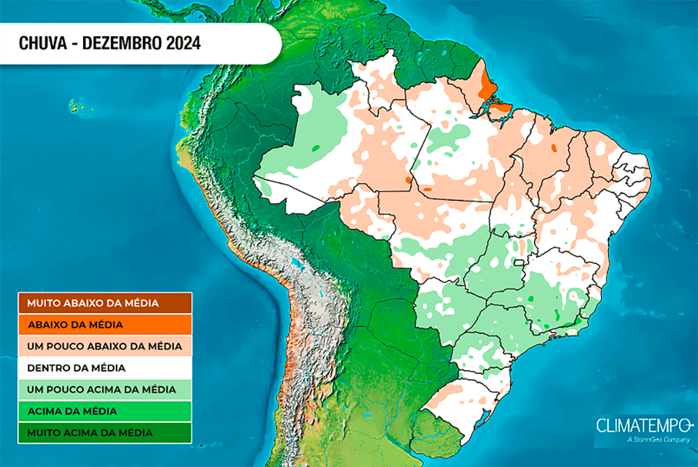 Confira a previsão do tempo para dezembro