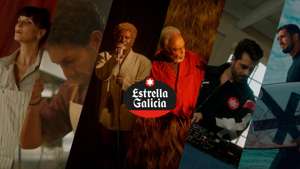 Gilberto Gil e Alok estão juntos em nova campanha da Estrella Galicia