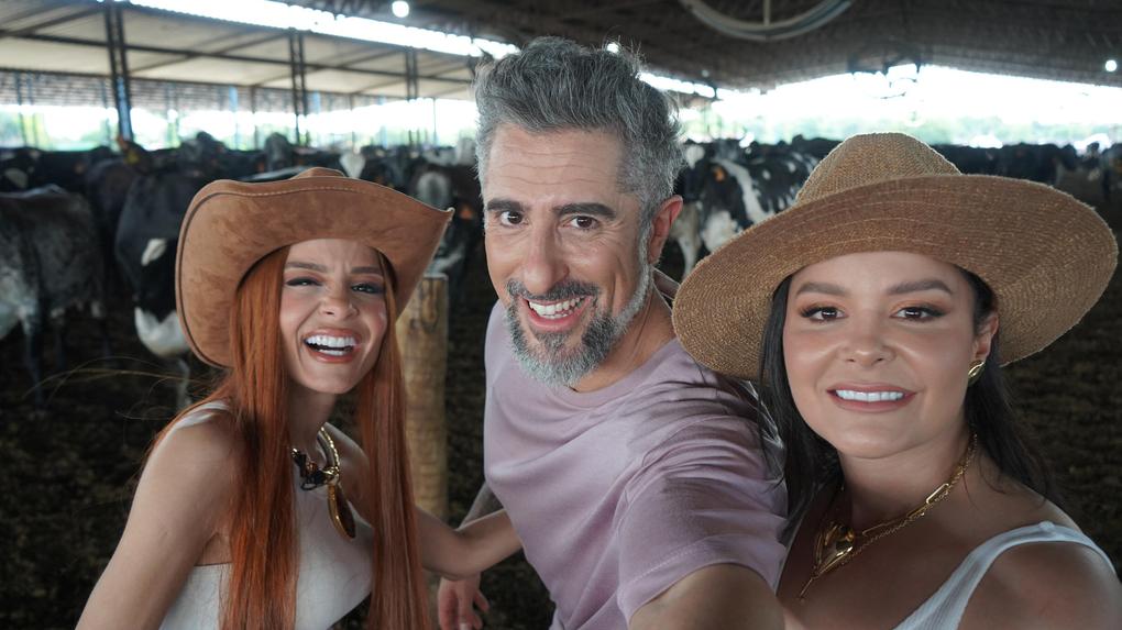 Marcos Mion visita fazenda de Maiara e Maraisa em Goiás para o 'Caldeirão' deste sábado (7) - Zoeira