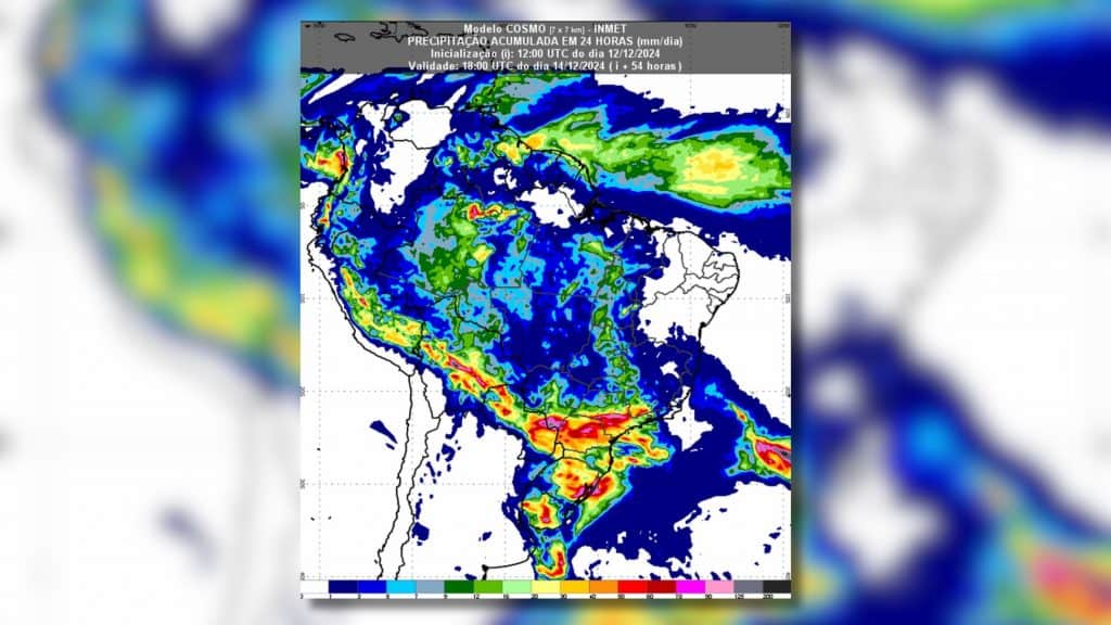 Temporais devem cair em grande parte do Brasil neste fim de semana