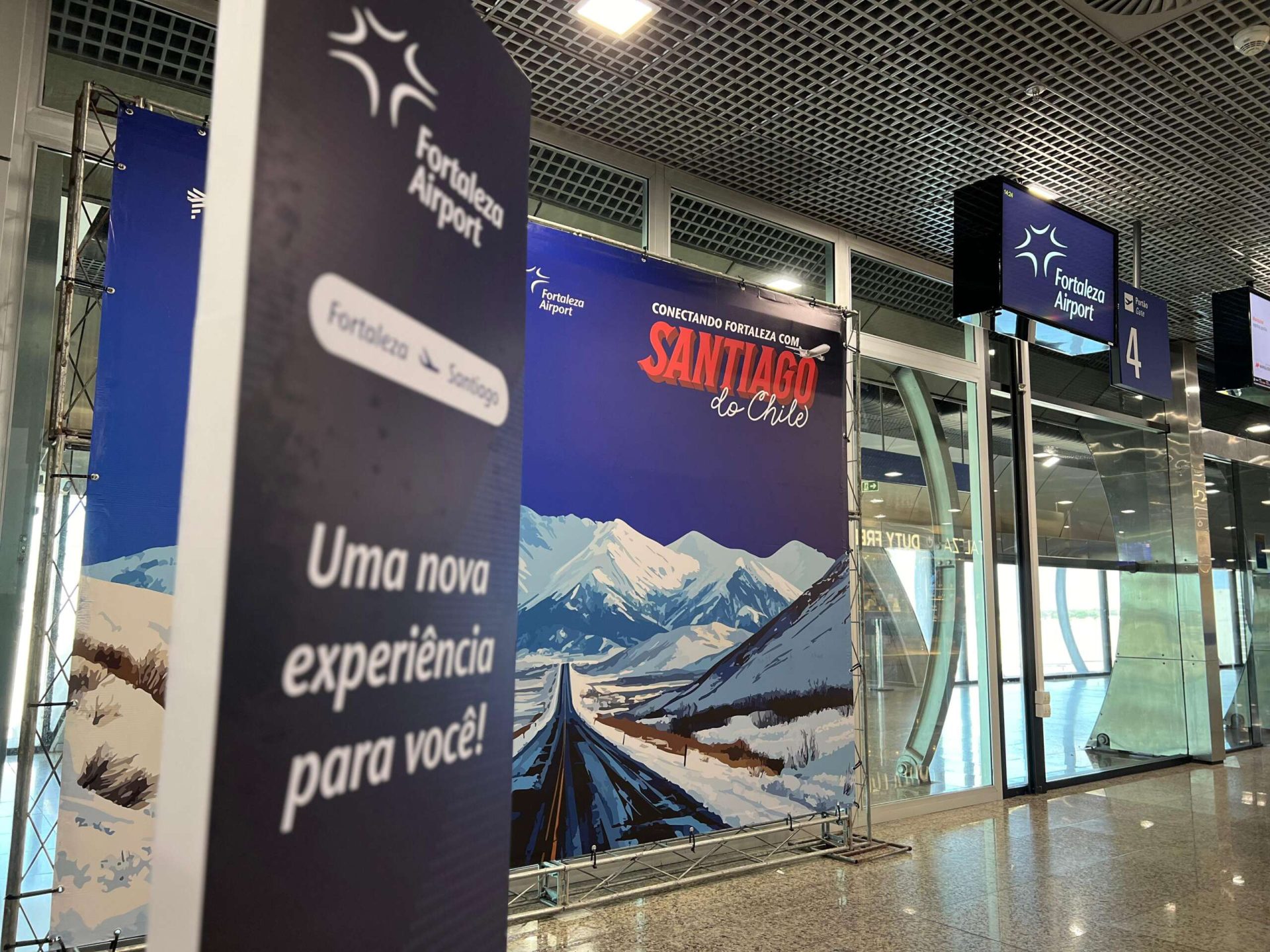 LATAM inaugura Fortaleza-Santiago com 80% de ocupação no primeiro voo