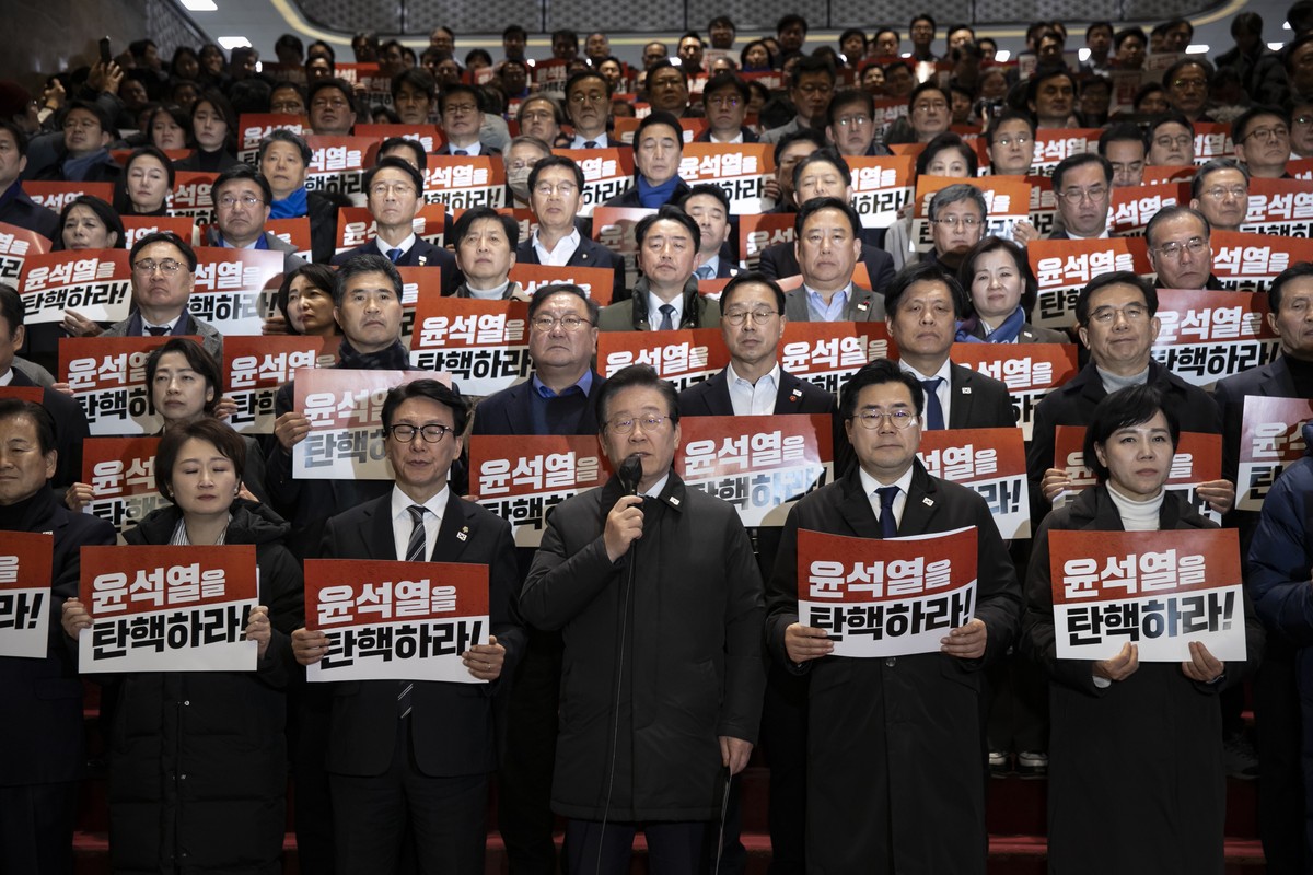 Multidão deixa ato na Coreia do Sul depois de boicote governista a impeachment | Mundo